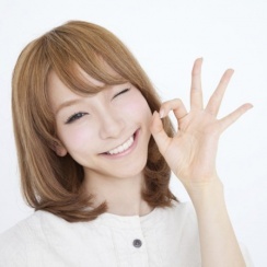 「頑張るぞ～」と言う女性